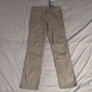 NWT Carhartt Tan Rugged Flex Canvas Pants!